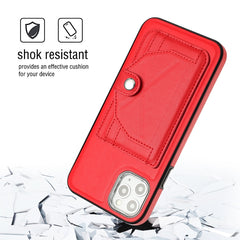 Shockproof Leather Phone Case with Card Holder, For iPhone 11 Pro Max, For iPhone XS Max, For iPhone XR, For iPhone X / XS, For iPhone SE 2022/SE 2020/6/7/8