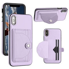 Shockproof Leather Phone Case with Card Holder, For iPhone 11 Pro Max, For iPhone XS Max, For iPhone XR, For iPhone X / XS, For iPhone SE 2022/SE 2020/6/7/8