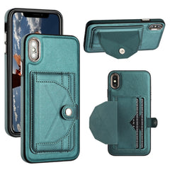 Shockproof Leather Phone Case with Card Holder, For iPhone 11 Pro Max, For iPhone XS Max, For iPhone XR, For iPhone X / XS, For iPhone SE 2022/SE 2020/6/7/8