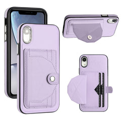 Shockproof Leather Phone Case with Card Holder, For iPhone 11 Pro Max, For iPhone XS Max, For iPhone XR, For iPhone X / XS, For iPhone SE 2022/SE 2020/6/7/8