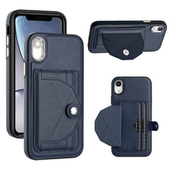 Shockproof Leather Phone Case with Card Holder, For iPhone 11 Pro Max, For iPhone XS Max, For iPhone XR, For iPhone X / XS, For iPhone SE 2022/SE 2020/6/7/8