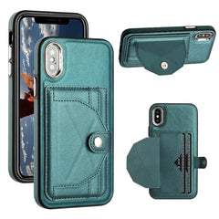 Shockproof Leather Phone Case with Card Holder, For iPhone 11 Pro Max, For iPhone XS Max, For iPhone XR, For iPhone X / XS, For iPhone SE 2022/SE 2020/6/7/8