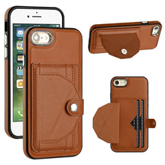 Shockproof Leather Phone Case with Card Holder, For iPhone 11 Pro Max, For iPhone XS Max, For iPhone XR, For iPhone X / XS, For iPhone SE 2022/SE 2020/6/7/8