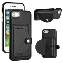 Shockproof Leather Phone Case with Card Holder, For iPhone 11 Pro Max, For iPhone XS Max, For iPhone XR, For iPhone X / XS, For iPhone SE 2022/SE 2020/6/7/8