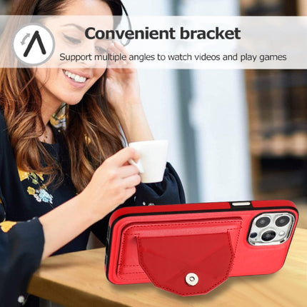 Shockproof Leather Phone Case with Card Holder, For iPhone 15 Pro Max, For iPhone 14, For iPhone 14 Plus, For iPhone 15 Pro