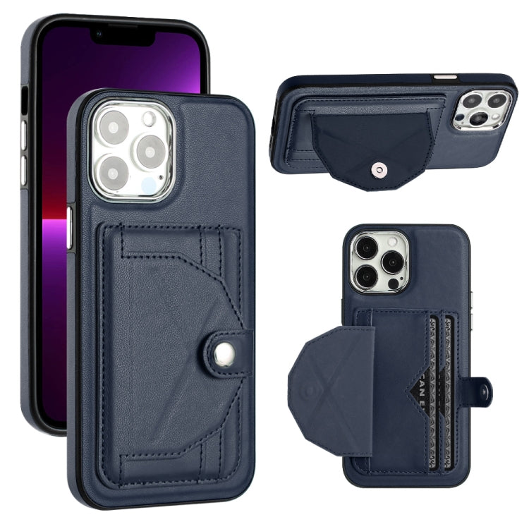 Stoßfeste Leder-Handyhülle mit Kartenhalter, Für iPhone 14, Für iPhone 15 Pro Max, Für iPhone 15 Pro, Für iPhone 14 Plus, Für iPhone 14 Pro