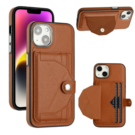 Shockproof Leather Phone Case with Card Holder, For iPhone 15 Plus, For iPhone 14 Pro, For iPhone 15, For iPhone 14 Pro Max