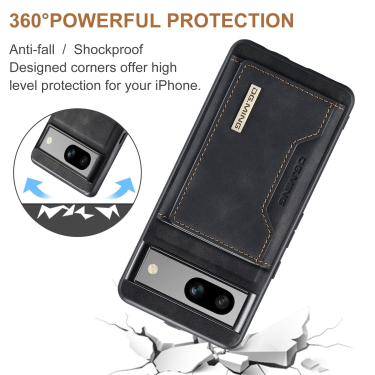 DG.MING M2 Series 3-Fold Multi Card Bag + Magnetic Phone Case, For Google Pixel 7A, For Google Pixel 6