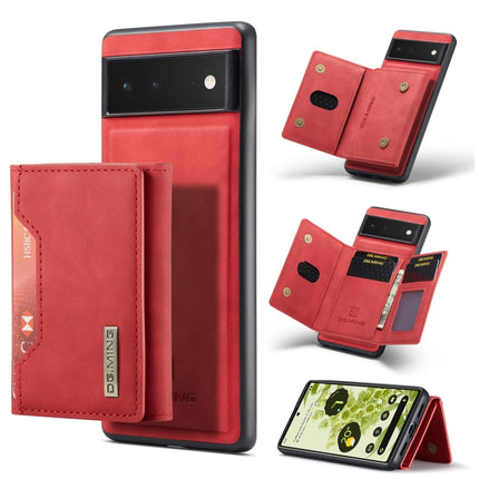 DG.MING M2 Series 3-Fold Multi Card Bag + Magnetic Phone Case, For Google Pixel 8a, For Google Pixel 7a, For Google Pixel 6