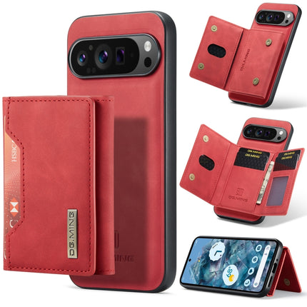 DG.MING M2 Series 3-Fold Multi Card Bag + Magnetic Phone Case, For Google Pixel 10a, For Google Pixel 9a, For Google Pixel 9 Pro XL, For Google Pixel 9 / 9 Pro