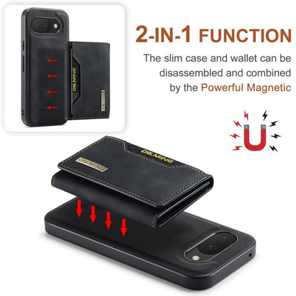 DG.MING M2 Series 3-Fold Multi Card Bag + Magnetic Phone Case, For Google Pixel 10a, For Google Pixel 9a, For Google Pixel 9 Pro XL, For Google Pixel 9 / 9 Pro
