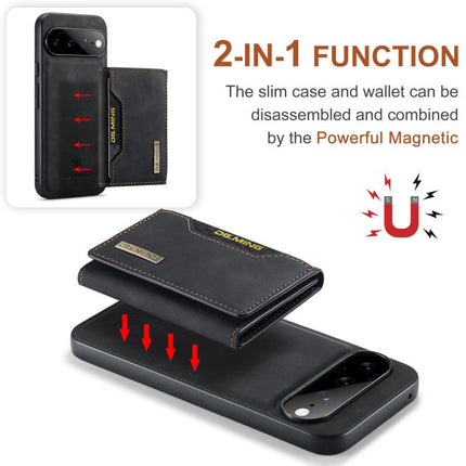 DG.MING M2 Series 3-Fold Multi Card Bag + Magnetic Phone Case, For Google Pixel 11 Pro XL, For Google Pixel 11, For Google Pixel 11 Pro, For Google Pixel 10a