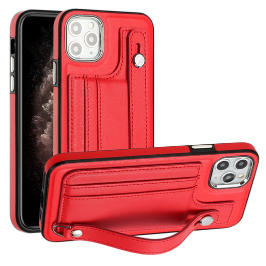 Shockproof Leather Phone Case with Wrist Strap, For iPhone 11 Pro Max, For iPhone XS Max, For iPhone XR, For iPhone X / XS, For iPhone SE 2022/SE 2020/6/7/8