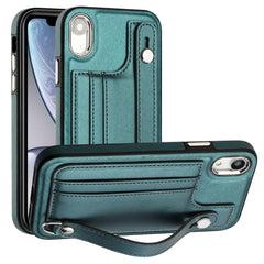 Shockproof Leather Phone Case with Wrist Strap, For iPhone 11 Pro Max, For iPhone XS Max, For iPhone XR, For iPhone X / XS, For iPhone SE 2022/SE 2020/6/7/8