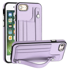 Shockproof Leather Phone Case with Wrist Strap, For iPhone 11 Pro Max, For iPhone XS Max, For iPhone XR, For iPhone X / XS, For iPhone SE 2022/SE 2020/6/7/8