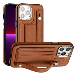Stoßfeste Leder-Telefonhülle mit Handschlaufe, für iPhone 15 Pro Max, für iPhone 14, für iPhone 14 Plus, für iPhone 15 Pro, für iPhone 15 Plus
