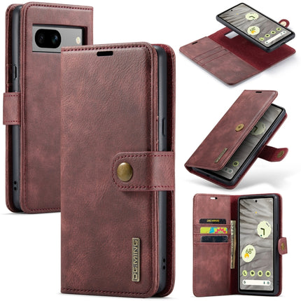 DG.MING Crazy Horse Texture Detachable Magnetic Leather Phone Case, For Google Pixel 8, For Google Pixel 7a