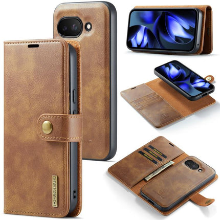 DG.MING Crazy Horse Texture Detachable Magnetic Leather Phone Case, For Google Pixel 9a, For Google Pixel 8A, For Google Pixel 8 Pro, For Google Pixel 8