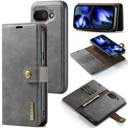 DG.MING Crazy Horse Texture Detachable Magnetic Leather Phone Case, For Google Pixel 10 Pro XL, For Google Pixel 10 / 10 Pro, For Google Pixel 9a, For Google Pixel 8a