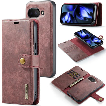 DG.MING Crazy Horse Texture Detachable Magnetic Leather Phone Case, For Google Pixel 10 Pro XL, For Google Pixel 10 / 10 Pro, For Google Pixel 9a, For Google Pixel 8a