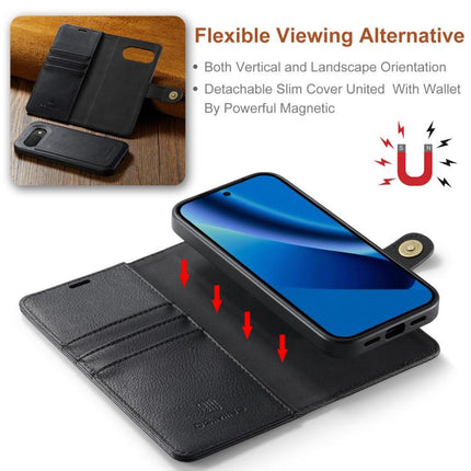 DG.MING Crazy Horse Texture Detachable Magnetic Leather Phone Case, For Google Pixel 10a, For Google Pixel 9a, For Google Pixel 8a, For Google Pixel 8 Pro