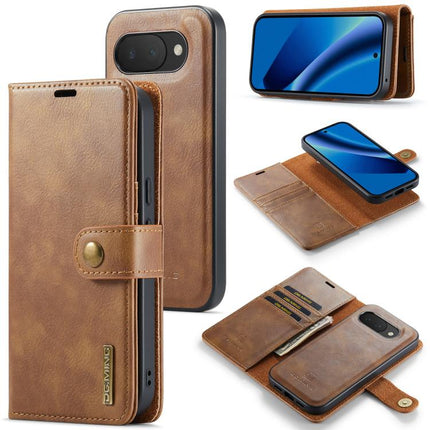 DG.MING Crazy Horse Texture Detachable Magnetic Leather Phone Case, For Google Pixel 11 Pro XL, For Google Pixel 11, For Google Pixel 11 Pro, For Google Pixel 10a