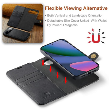 DG.MING Crazy Horse Texture Detachable Magnetic Leather Phone Case, For Google Pixel 11 Pro XL, For Google Pixel 11, For Google Pixel 11 Pro, For Google Pixel 10a