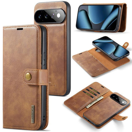 DG.MING Crazy Horse Texture Detachable Magnetic Leather Phone Case, For Google Pixel 11 Pro XL, For Google Pixel 11, For Google Pixel 11 Pro, For Google Pixel 10a