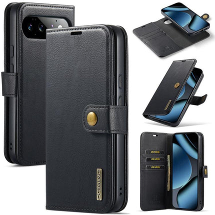 DG.MING Crazy Horse Texture Detachable Magnetic Leather Phone Case, For Google Pixel 11 Pro XL, For Google Pixel 11, For Google Pixel 11 Pro, For Google Pixel 10a