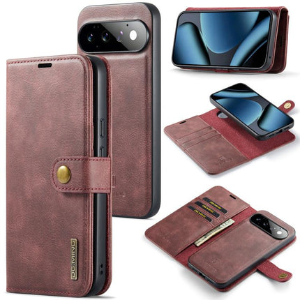 DG.MING Crazy Horse Texture Detachable Magnetic Leather Phone Case, For Google Pixel 11 Pro XL, For Google Pixel 11, For Google Pixel 11 Pro, For Google Pixel 10a