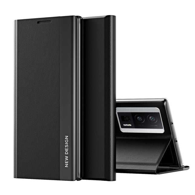 Side Side Electroplated Magnetic Leather Phone Case, For Xiaomi Poco F5 Pro, For Xiaomi Poco F5