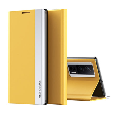 Side Side Electroplated Magnetic Leather Phone Case, For Xiaomi Poco F5 Pro, For Xiaomi Poco F5