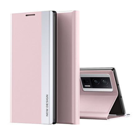 Side Side Electroplated Magnetic Leather Phone Case, For Xiaomi Poco F5 Pro, For Xiaomi Poco F5