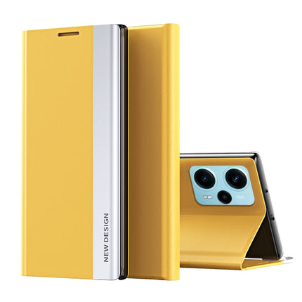Side Side Electroplated Magnetic Leather Phone Case, For Xiaomi Poco F5 Pro, For Xiaomi Poco F5