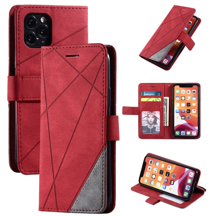 Skin Feel Splicing Horizontal Flip Leather Case with Holder & Card Slots & Wallet & Photo Frame, For iPhone XS / X, For iPhone 11, For iPhone 11 Pro, For iPhone 11 Pro Max