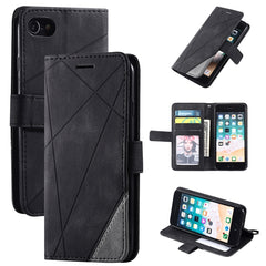 Skin Feel Splicing Horizontal Flip Leather Case with Holder & Card Slots & Wallet & Photo Frame, For iPhone 11 Pro Max, For iPhone SE 2022 / SE 2020 / 8 / 7, For Xiaomi Redmi Note 8, For Xiaomi Redmi Note 8 Pro, For Xiaomi Redmi 8A, For Xiaomi Redmi 7