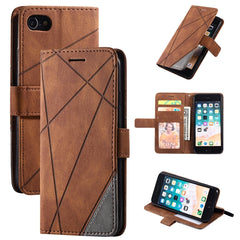 Skin Feel Splicing Horizontal Flip Leather Case with Holder & Card Slots & Wallet & Photo Frame, For iPhone 11 Pro Max, For iPhone SE 2022 / SE 2020 / 8 / 7, For Xiaomi Redmi Note 8, For Xiaomi Redmi Note 8 Pro, For Xiaomi Redmi 8A, For Xiaomi Redmi 7