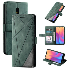 Skin Feel Splicing Horizontal Flip Leather Case with Holder & Card Slots & Wallet & Photo Frame, For iPhone 11 Pro Max, For iPhone SE 2022 / SE 2020 / 8 / 7, For Xiaomi Redmi Note 8, For Xiaomi Redmi Note 8 Pro, For Xiaomi Redmi 8A, For Xiaomi Redmi 7