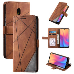 Skin Feel Splicing Horizontal Flip Leather Case with Holder & Card Slots & Wallet & Photo Frame, For iPhone 11 Pro Max, For iPhone SE 2022 / SE 2020 / 8 / 7, For Xiaomi Redmi Note 8, For Xiaomi Redmi Note 8 Pro, For Xiaomi Redmi 8A, For Xiaomi Redmi 7