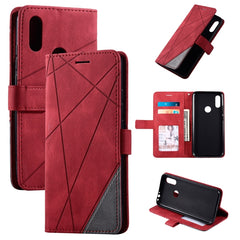 Skin Feel Splicing Horizontal Flip Leather Case with Holder & Card Slots & Wallet & Photo Frame, For iPhone 11 Pro Max, For iPhone SE 2022 / SE 2020 / 8 / 7, For Xiaomi Redmi Note 8, For Xiaomi Redmi Note 8 Pro, For Xiaomi Redmi 8A, For Xiaomi Redmi 7