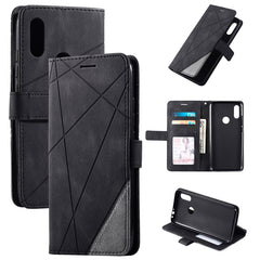 Skin Feel Splicing Horizontal Flip Leather Case with Holder & Card Slots & Wallet & Photo Frame, For iPhone 11 Pro Max, For iPhone SE 2022 / SE 2020 / 8 / 7, For Xiaomi Redmi Note 8, For Xiaomi Redmi Note 8 Pro, For Xiaomi Redmi 8A, For Xiaomi Redmi 7