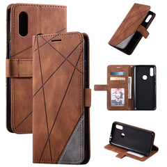 Skin Feel Splicing Horizontal Flip Leather Case with Holder & Card Slots & Wallet & Photo Frame, For iPhone 11 Pro Max, For iPhone SE 2022 / SE 2020 / 8 / 7, For Xiaomi Redmi Note 8, For Xiaomi Redmi Note 8 Pro, For Xiaomi Redmi 8A, For Xiaomi Redmi 7