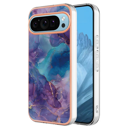 Electroplating Marble Dual-side IMD Phone Case, For Google Pixel 9 Pro XL, For Google Pixel 9 / 9 Pro, For Google Pixel 8a, For Google Pixel 8 Pro