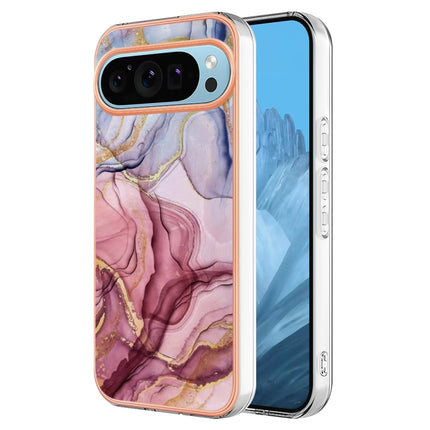 Electroplating Marble Dual-side IMD Phone Case, For Google Pixel 9 Pro XL, For Google Pixel 9 / 9 Pro, For Google Pixel 8a, For Google Pixel 8 Pro