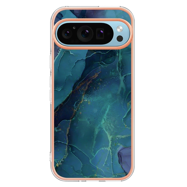 Electroplating Marble Dual-side IMD Phone Case, For Google Pixel 9 Pro XL, For Google Pixel 9 / 9 Pro, For Google Pixel 8a, For Google Pixel 8 Pro