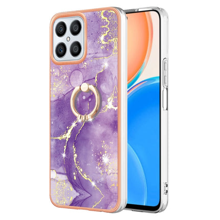 Electroplating Marble IMD TPU Phone Case with Ring Holder
