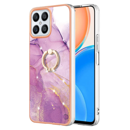 Electroplating Marble IMD TPU Phone Case with Ring Holder
