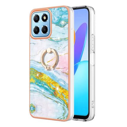 Electroplating Marble IMD TPU Phone Case with Ring Holder