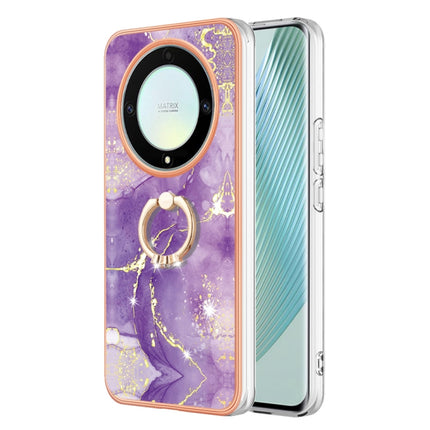 Electroplating Marble IMD TPU Phone Case with Ring Holder