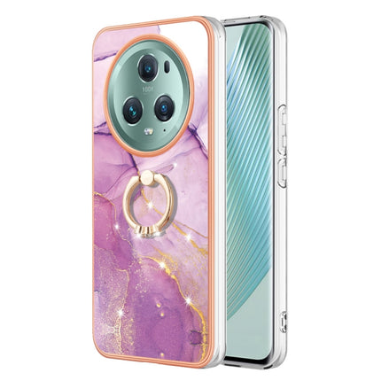 Electroplating Marble IMD TPU Phone Case with Ring Holder